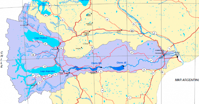Estudio de impacto ambiental de los aprovechamientos hidroeléctricos del río Santa Cruz presidente Dr. Néstor Carlos Kirchner y gobernador Jorge Cepernic