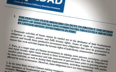 Violations eto mining China in Peru